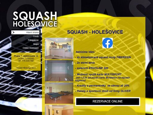 www.squash-holesovice.cz