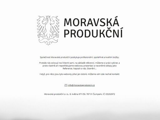 moravská produkční