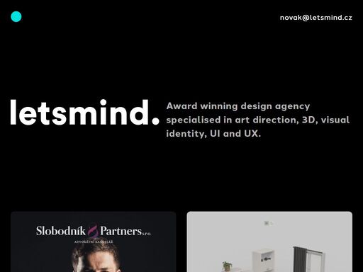 award winning design one-man-agency specialised in art direction, 3d, visual identity, web design and front-end senior developing. founded in 2016 by jan novak.