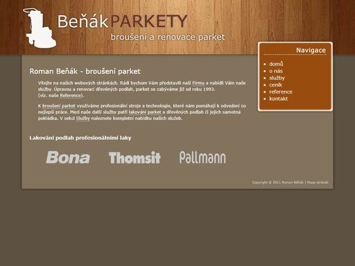 www.benakparket.cz