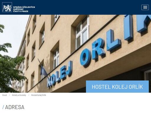 hostel kolej orlíkdalší kolej, která se nachází v blízkosti univerzitního kampusu čvut v praze – dejvicích, je kolej orlík. budova byla zkolaudována ve druhé polovině dvacátých let 20. století, přesněji v roce 1928.kde v akademickém roce bydlí studenti, mohou si v letních měsících zajistit hostelové ubytování návštěvníci prahy.nabídka hostelových pokojů: