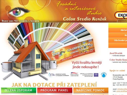 fasadni a interierove studio - color studio kunzak - ekolak