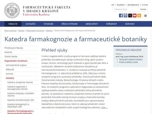www.faf.cuni.cz/Fakulta/Organizacni-struktura/Katedry/Katedra-farmaceuticke-botaniky-a-ekologie