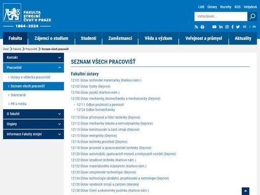 www.fs.cvut.cz/fakulta/pracoviste/seznam-vsech-pracovist
