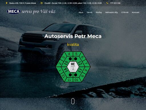 www.autoservis-meca.cz