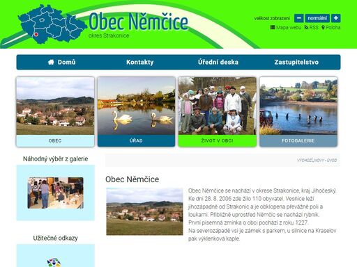 oficiální webové stránky obce němčice