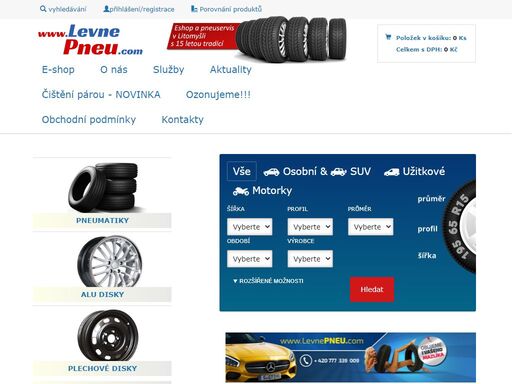 levnepneu.com nabízí široký výběr kvalitních pneumatik od předních výrobců za nejlepší ceny. vyberte si z letních, zimních a celoročních pneumatik pro osobní vozidla, suv, dodávky a nákladní vozy.