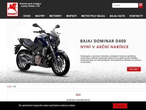 autorizovaný prodej značky romet. nabízíme vám kvalitní a cenově dostupné mopedy, skútry a motocykly.