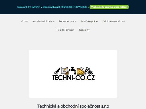 hledátě zedníka, instalatéra, malíře? zavolejte. jsme stavební firma z českých budějovic. jsme techni.co. 