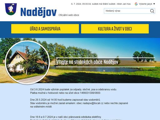 www.nadejov.cz
