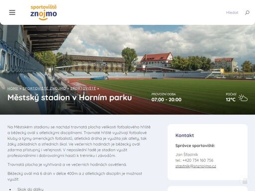sportovisteznojmo.cz/mestsky-stadion-v-hornim-parku