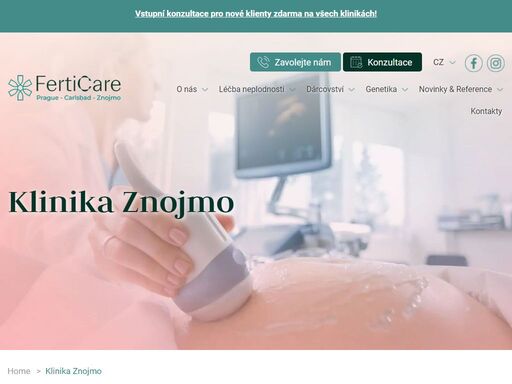 ferticare znojmo - optimální cesta k vašemu vytouženému dítěti a kvalitní péči o ženu.