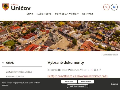 www.unicov.cz