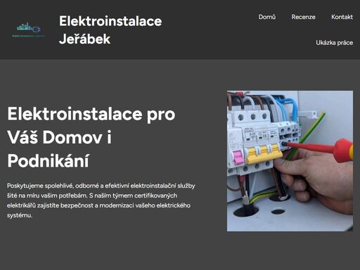 www.elektroinstalacejerabek.cz