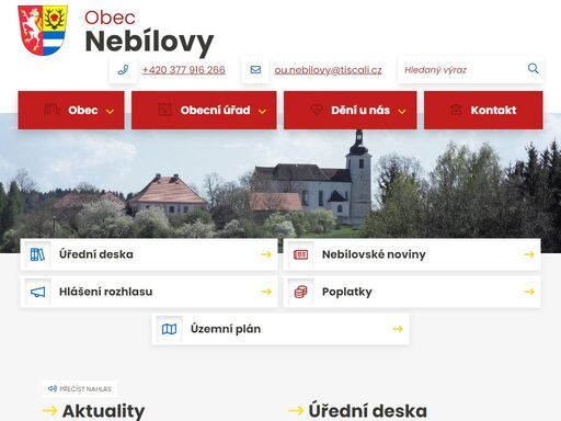 www.obecnebilovy.cz
