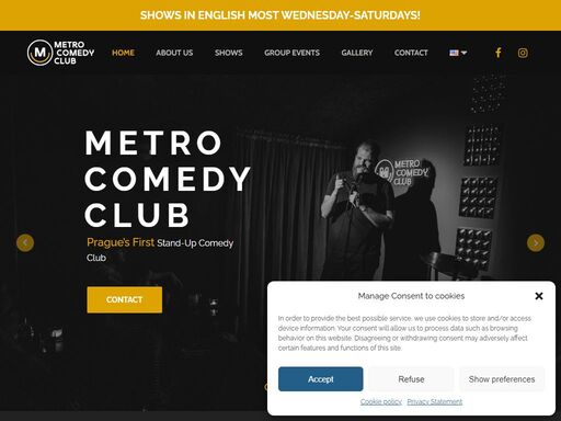 metro comedy club is the perfect place to enjoy a night of laughter from international and local comedians.