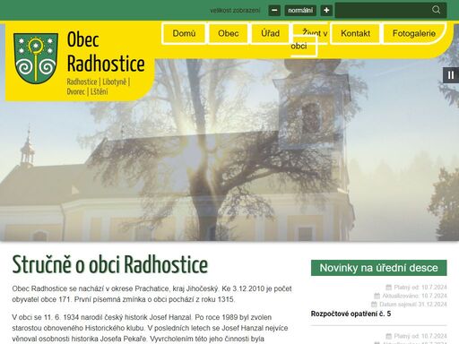 www.radhostice.cz