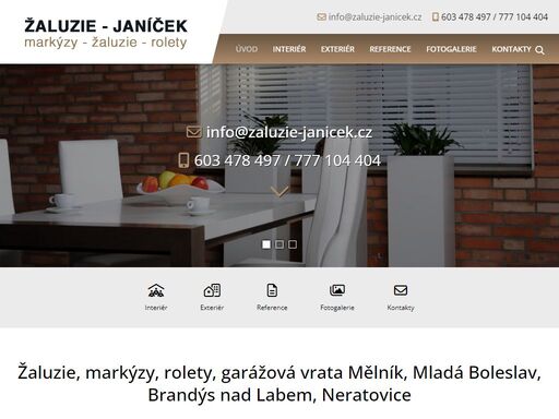 www.zaluzie-janicek.cz