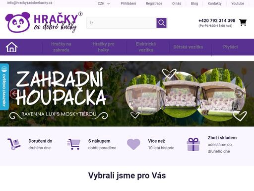 www.hrackyzadobrekacky.cz