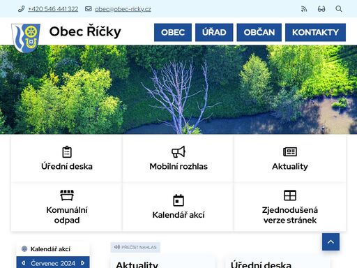 www.obec-ricky.cz