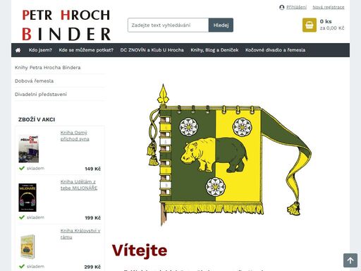 petr hroch binder - oficiální stránky, blog, vinotéka, dobová řemesla a divadlo