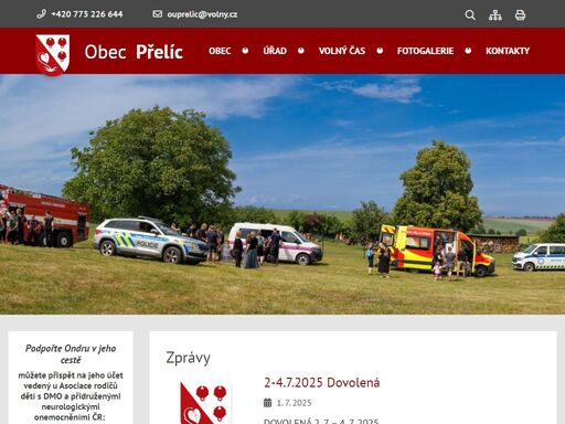 oficiální stránky obce