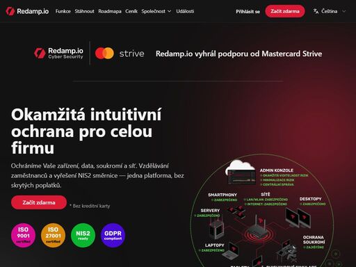 intuitivní ochrana pro počítače, mobilní zařízení, sítě a cloud. zajistíme bezpečnost vašich zařízení, ochráníme vaše data a soukromí a posílíme ochranu vaší sítě. vše si snadno nastavíte do 15 minut – transparentně, bez skrytých poplatků, bez cybersecurity specialistů.
