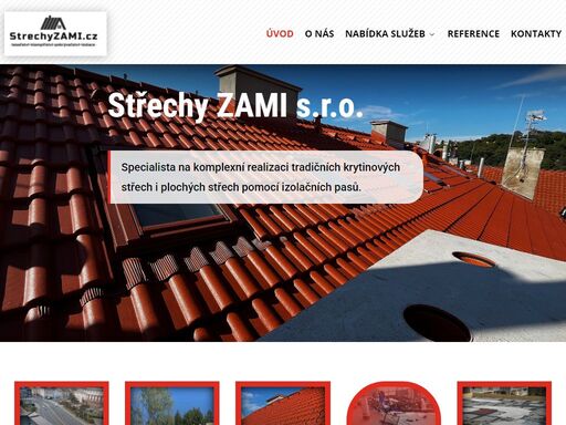 realizace střech tradičních krytinových i plochých pomocí izolačních pasů. tesařské, pokrývačské, klempířské a izolatérské práce.