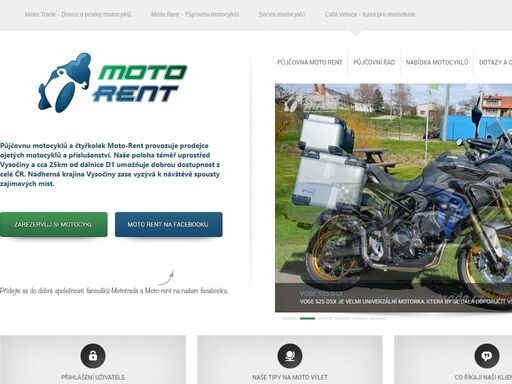 motopůjčovna, půjčovna motopříslušenství