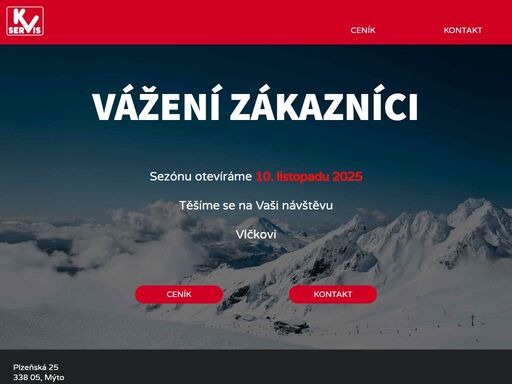 rodinná půjčovna a servis lyží v mýtě