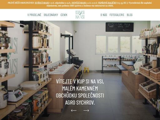 udržitelný obchod s bezobalovými potravinami, stáčenou drogerií a 
farmářskými produkty. podpořte lokální pěstitele a nakupujte šetrně k 
životnímu prostředí.