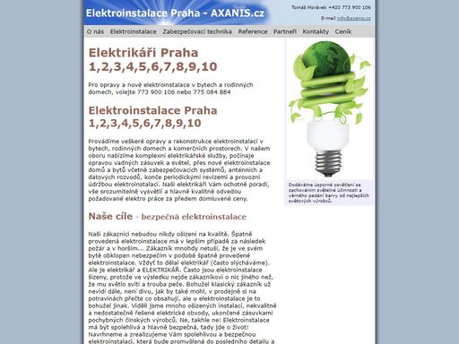 elektrikáři  praha, elektroinstalace praha, elektrikář
