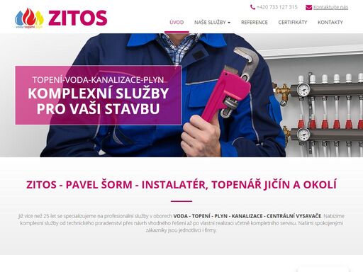 topení, voda, kanalizace, plyn, solární systémy, centrální vysavače jičín a okolí. komplexní služby pro vaši stavbu a více jak 25 let zkušeností.