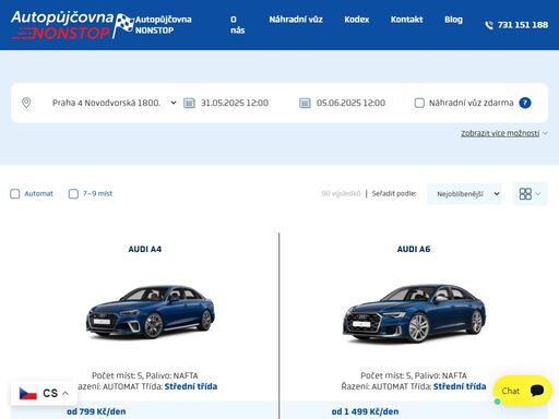 rezervujte suv nebo luxusní vůz online kdykoli potřebujete! jsme moderní půjčovna aut s fair play přístupem. autopůjčovna praha nonstop na terminálu letiště i v centru prahy.