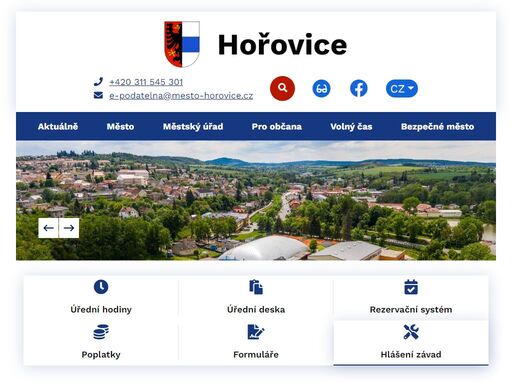 oficiální stránky města hořovice