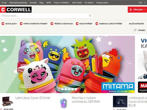 internetový b2b obchod s kancelářskými potřebami, spotřebním materiálem, kancelářskými papíry, školními potřebami, it příslušenstvím, reklamními předměty, data storage