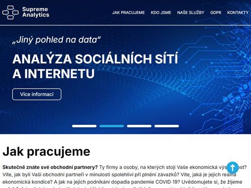 v dnešní záplavě dat pro vás vyhledáme důležité informace, vyhodnotíme je a přehledně uspořádáme tak, aby pro vás představovaly novou znalost.