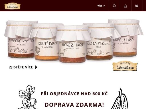 pod značkou lázničkovo najdete vždy pouze kvalitní sterilovanou a sušenou zeleninu, ovoce, masné produkty, těstoviny a další dobroty.