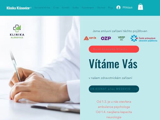 jsme klinikou poskytující služby v oblasti neurologie, ortopedie, fyzioterapie a psychiatrie. klinika klánovice poskytuje ucelenou zdravotní služby pro vaše tělo i mysl. na veřejné pojištění i pro samoplátce.