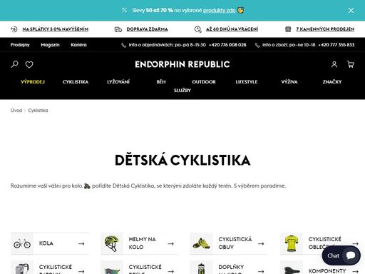 proměňte sport v nadšení! na jednom místě pořídíte top vybavení na kolo, lyže, běh, túry i do města. nabízíme přední značky: scott, dolomite a další.