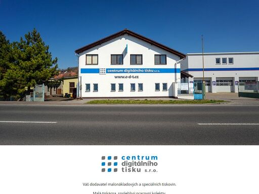 váš dodavatel malonákladových a speciálních tiskovin. malá tiskárna, spolehlivý pracovní kolektiv, osobní přístup, moderní technologie.