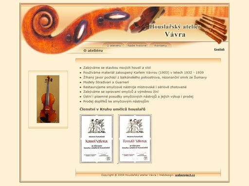 www.housle-vavra.cz