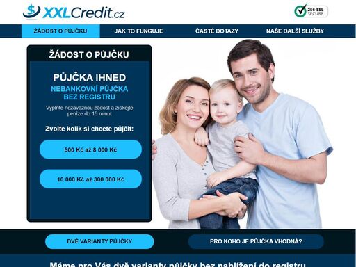 potřebujete rychlou nebankovní půjčku? získejte až 300.000 kč online. jednoduchá žádost, rychlé posouzení. požádejte ještě dnes.