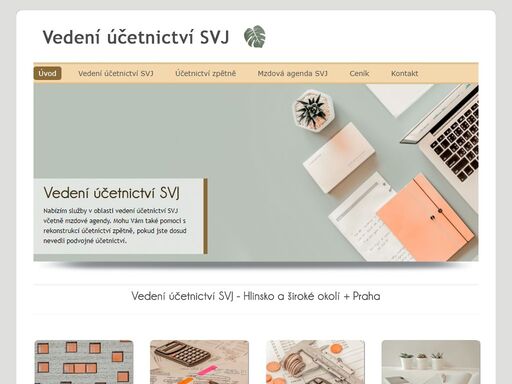 nabízím služby v oblasti vedení účetnictví svj, mzdové agendy svj a rekonstrukce účetnictví. hlinsko a široké okolí. cena od 90 kč/jednotka.