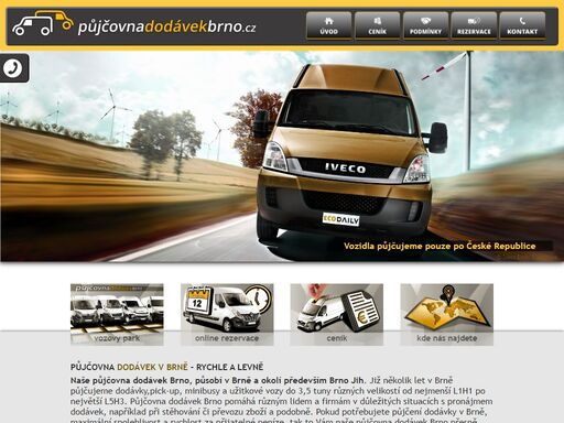 www.pujcovnadodavekbrno.cz