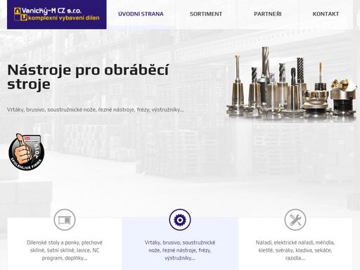 vanický - m cz s.r.o. - komplexní vybavení dílny i obchodu