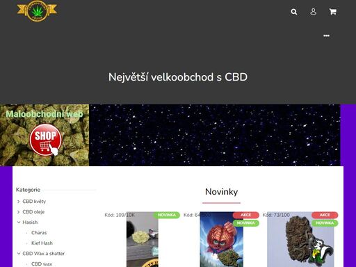 největší velkoobchod s cbd v česku. vítáme vás ve na velkoobchodních stránkách naší společnosti.
jako první jsme rozjeli obchodování s cbd květy v čr. máme síť maloobchodů v praze a až skončí korona máme v plánu expandovat i do ostatních velkých měst v česku.
zásobujeme většinu maloobchodů a minimarketu v praze,…