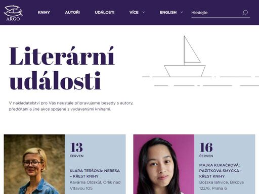 nakladatelství argo, jedno z nejvýraznějších českých nakladatelství posledního desetiletí. vydáváme kvalitní prózu, poezii, nonfiction, dětskou literaturu a komiksy...