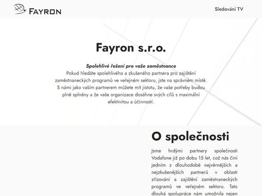 spolehlivé řešení pro vaše zaměstnance