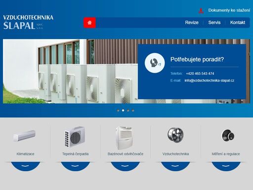 naše firma vzduchotechnika - šlapal spol. s r.o. se zabývá kompletní dodávkou a montáží vzduchotechnických a klimatizačních zařízení.  